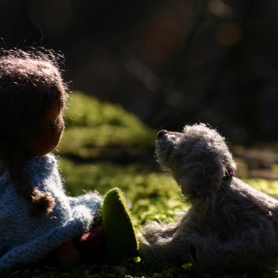 little breath in the forest